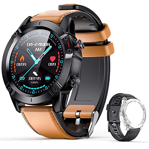 AGPTEK Smartwatch fitness watch Uomo Donna Orologio Fitness con Cinturino di Ricambio Touchscreen 1.3
