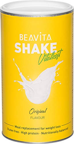 Pasti sostitutivi - Smoothie dimagranti al gusto Vanilla Original 500 g – Frullato pasto dietetico per perdita e controllo del peso – Risparmia calorie con una dieta attiva e sana – da BEAVITA