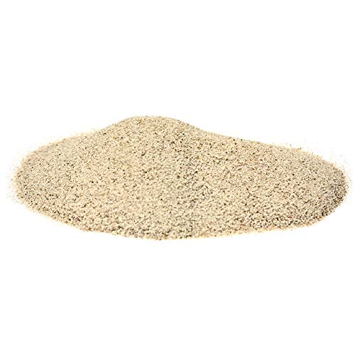 QUARZO BIANCO AMTRA, Sabbia per acquari di quarzo bianco fine, grani 0,1- 0,7mm, Quantità 5 kg