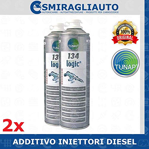 TUNAP 2X 134 500ML - ADDITIVO Pulizia INIETTORI Diesel - 2 bombolette Super Offerta