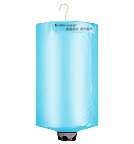 ZHCJH Mini asciugatrice, asciugatrice elettrica Portatile, Appendiabiti Pieghevole per dormitorio per Studenti, asciugatrice Rapida per artefatti da Viaggio (Blu)
