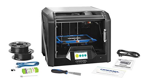 Dremel Stampante 3D 3D45, per Filamento in PLA, Nylon, Eco-ABS, PETG, con Display Touch a Colori, in Confezione di Cartone