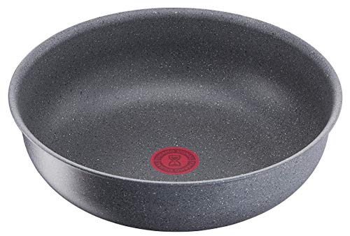 Lagostina Ingenio Induction Mineralis Wok per Induzione, Alluminio Antiaderente, Grigio