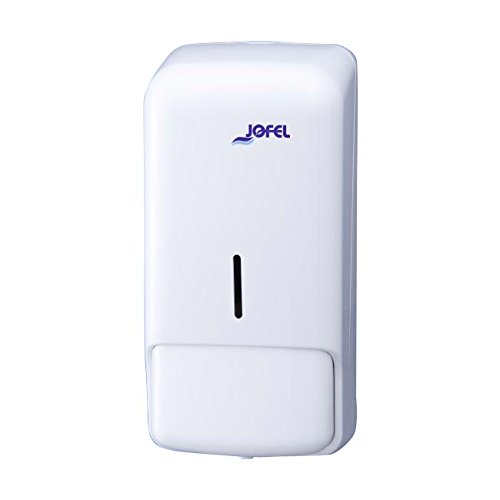 Jofel AC80050 Azur - Dosatore di sapone ricaricabile, 0,85 l, bianco