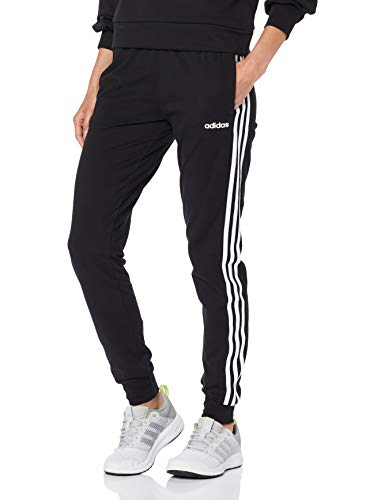 Adidas Essentials 3s Single Jersey Pant, Pants Donna, Black/White, M 44-46