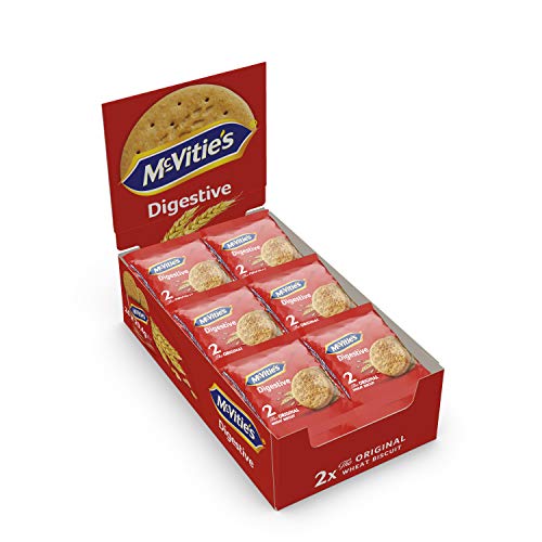 Digestive Mc Vitie'S, Formato Scorta Contenente 24 Confezioni da 4 Biscotti