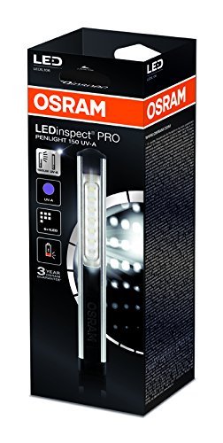 OSRAM LEDIL106 LEDinspect PRO PENLIGHT 150 UV-A Lampada da Lavoro a LED UV Ricaricabile
