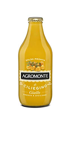 AGROMONTE Salsa Pronta di Pomodoro Ciliegino Giallo 330g (4)