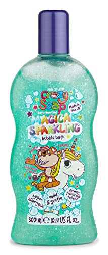 Kids Stuff Crazy Bagnoschiuma con bolle cambia colore, magico unicorno scintillante, 300 ml