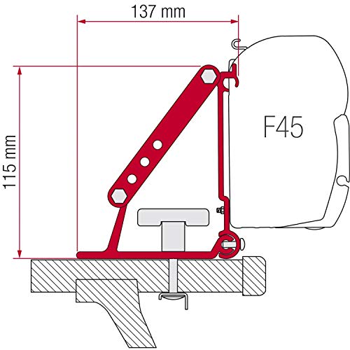 Fiamma 98655‐310 Kit Auto Staffe