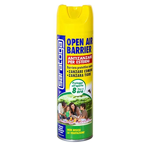 Antizanzare Spray per Esterni Open Air Barrier Saratoga 500ml