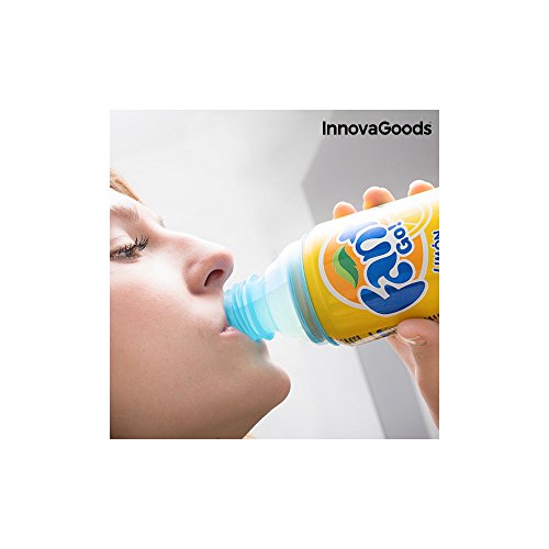 InnovaGoods Confezione di Tappi per lattine, PE, Blu, 6 x 6 x 5 cm, 10 Pezzi