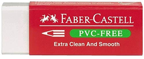 Faber Castell Gomma Senza PVC, 1 Pezzo, Colore Bianco, 189520