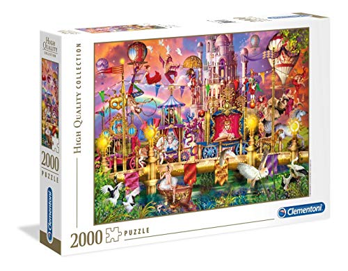 Clementoni Collection Puzzle-The Circus-2000 Pezzi, Multicolore, 32562