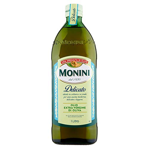 Monini Delicato Olio Extra Vergine di Oliva - 1 Bottiglia da 1000 ml