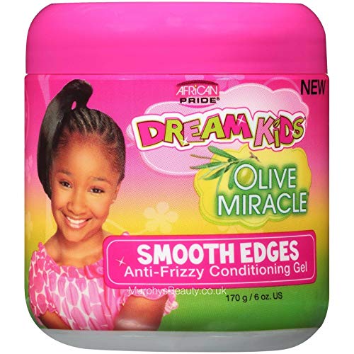 African Pride Dream Kids olive Miracle anti-frizzy Conditioning gel Smooth Edges 170 g/170,1 gram