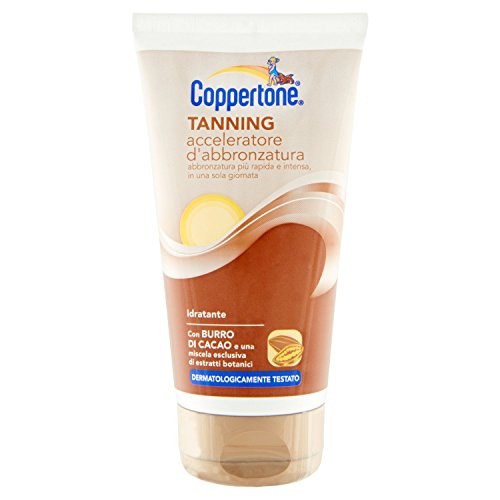 Coppertone Tanning Acceleratore d'Abbronzatura con Burro di Cacao - 150 ml