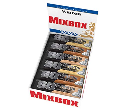 Weider 60% Protein Bar Mix-Box 24x45g