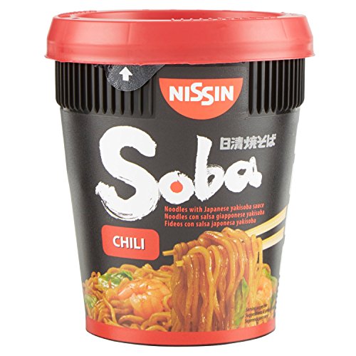 Nissin Yakisoba, Noodle di Grano Saraceno Piccanti Istantanei - 92 gr