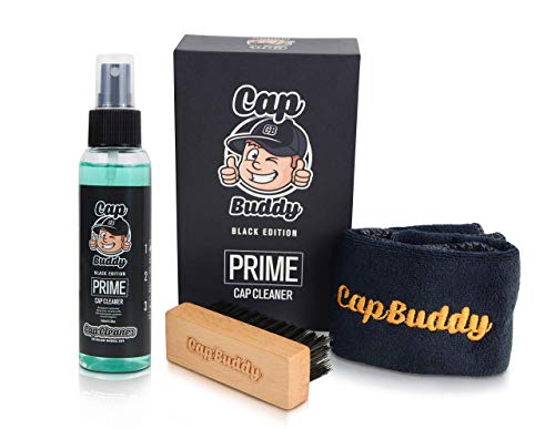 Cap Buddy Cap Cleaner Set – Premium Baseball Cap Detergente per il tuo cappello da baseball incluso spray, spazzola e panno.