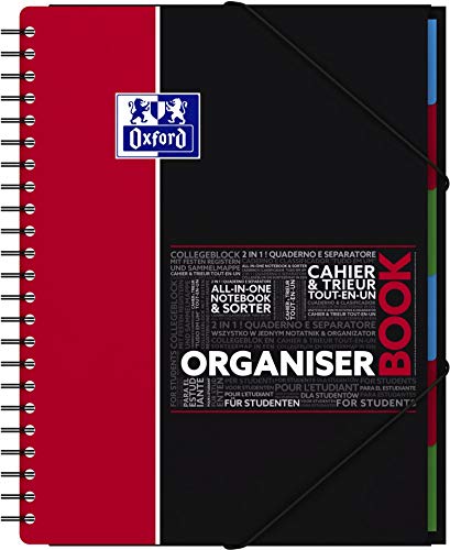 Oxford 400019524 - Notebook da 80 fogli, colori assortiti, 1 pezzo