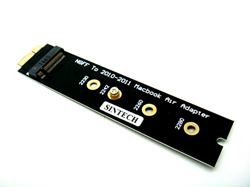 Sintech M.2 NGFF SSD a 18PIN adattatore SSD come di 2010 – 2011 MacBook Air A1369 A1370 1375 A1377 MC505 MC506