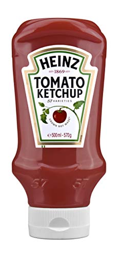 Heinz Tomato Ketchup Top Down, Confezione da 10x570 g