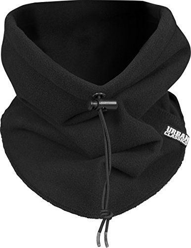 Urban Classics Polar Fleece Neck Gaiter Sciarpa, Nero (# 7), Taglia unica Unisex-Adulto