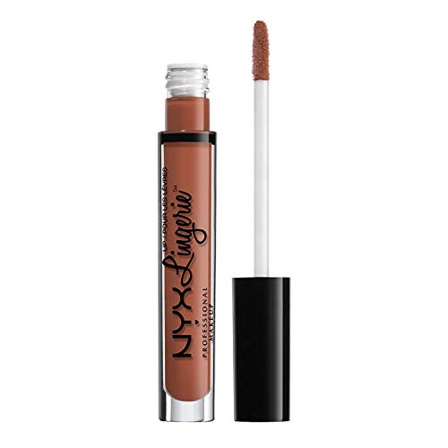 NYX Professional Makeup Lip Lingerie Rossetto Liquido, Finish Matte e Cremoso, Lunga Durata, Tonalità Seduction