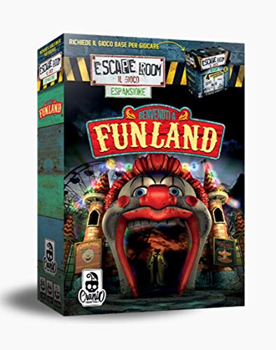Cranio Creations- Escape Room : Benvenuti a Funland Gioco da Tavolo, Colore Multicolore (Rosso Prevalente), CC175