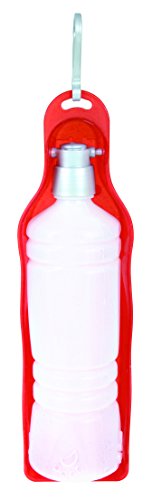 Trixie Bere Bottiglia con ciotola, 700ml, Colori assortiti