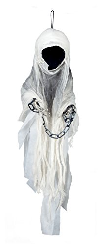 Boland- Decorazione Spettro Faceless Ghost, Bianco, 100 cm, 74551