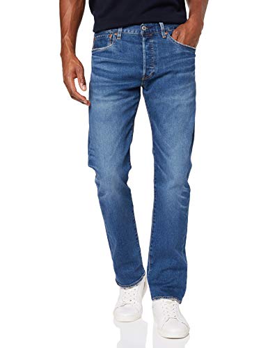 Levi's 501 Original Fit Jeans, Key West Sky Tnl, 36W / 34L Uomo