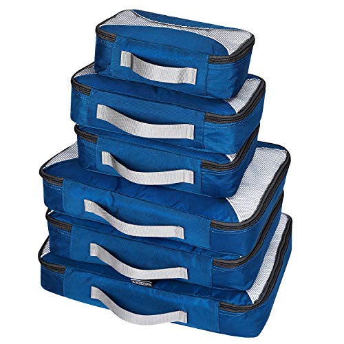 G4Free 3pcs/6pcs/7pcs Packing Cubes Organizzatore di Valigie Organizzatore di Valigie Bagagli Set da Viaggio
