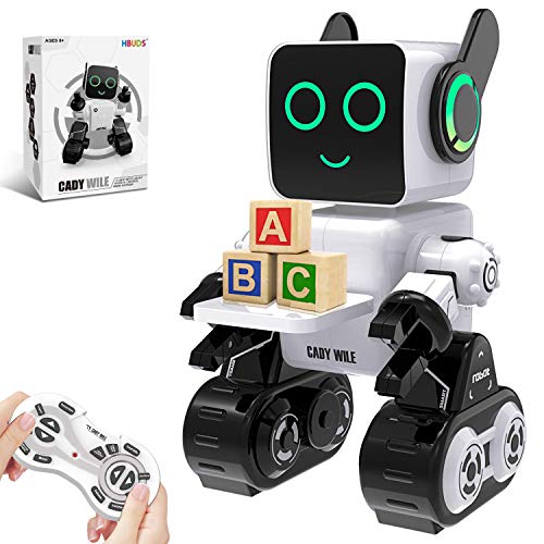 Ricaricabile Robot per bambini, Remote Controlled Giocattolo Intelligent Robot Tocca Interattivo, Parla, Gioca musica, Camminare, Danza, con Built-in Salvadanaio, Kit RC Robot per Ragazzi, Ragazze