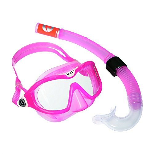 Aqua Lung Set composto da maschera e boccaglio per bambini, rosa, Bambino, Mix, Rosa, Taglia unica