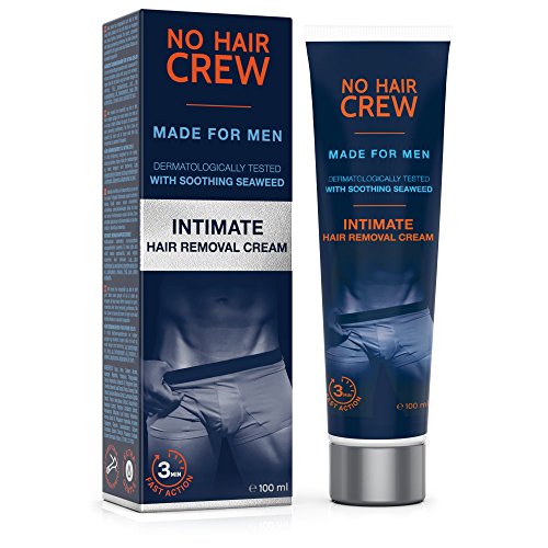 NO HAIR CREW Crema Depilatoria Intime di Prima Qualità – Per Uomo 100 ml