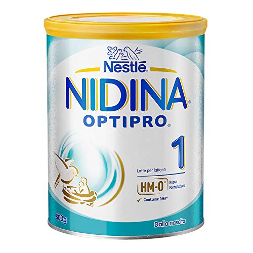 Nestlé NIDINA 1 Optipro dalla Nascita Latte per Lattanti Polvere, 800 g