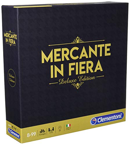 Clementoni- Mercante in Fiera Deluxe Edition Giochi da Tavolo, Multicolore, 16183