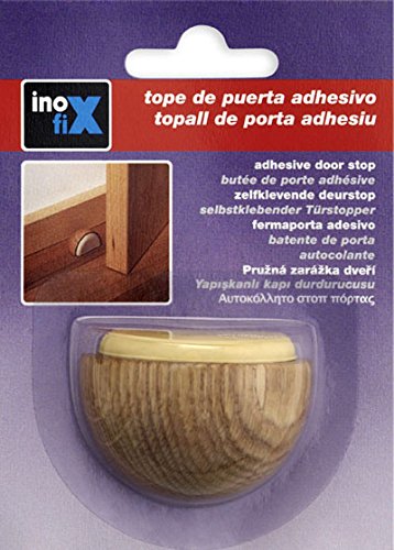 Inofix M258378 Fermaporta in legno di faggio, con adesivo, 2039-8A