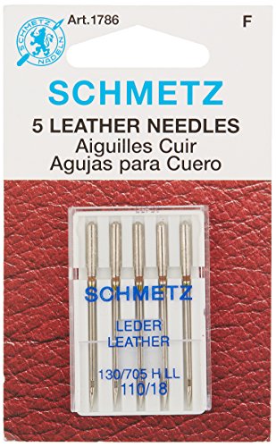 Euro-nozioni Leather Machine Needles-Size 18/110 5/Pkg, Altri, Multicolore