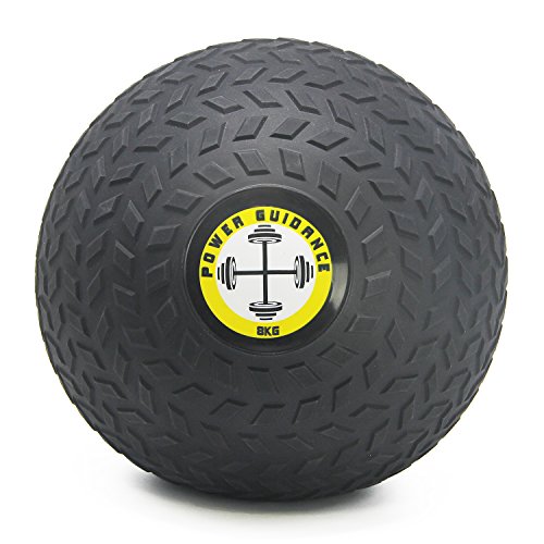 POWER GUIDANCE - Palla Slam Wall Ball Palla Medica con Superficie Strutturata di Facile Presa e Un Rivestimento in Gomma Ultra Durevole, 8kg