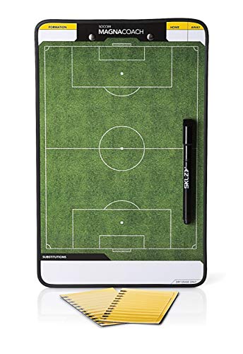 SKLZ Soccer Magna, Lavagna Magnetica per Allenatori Unisex Adulto, White