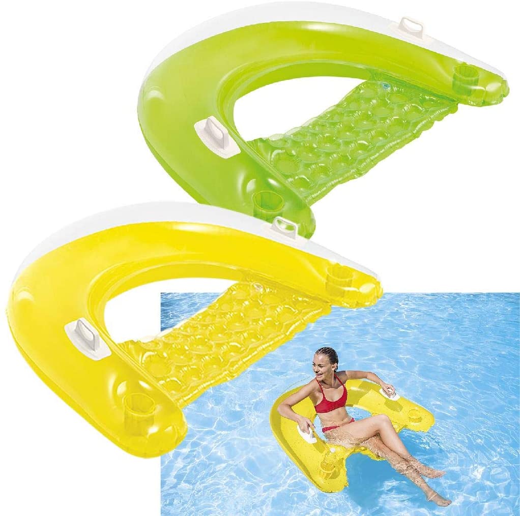 Intex Sit'n Float - Poltrona da piscina gonfiabile semi-immersa