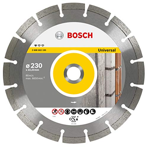 Bosch Professional 2608602195 Disco di Taglio Diamante Standard Universale, Ø 230 mm