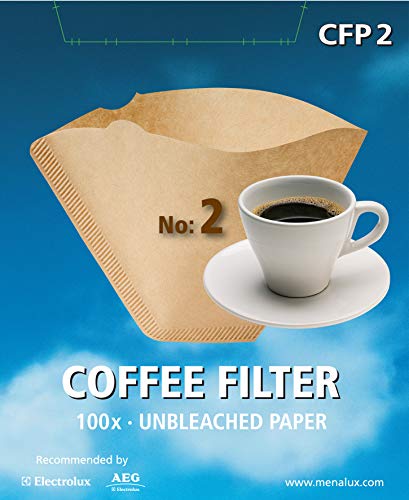 Menalux 900256313 Cfp2 Filtri Caffe in Carta Ecologica, 2 Tazze