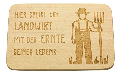 Tagliere per la colazione in legno, con incisione, regalo per agricoltori, idea regalo per gli agricoltori
