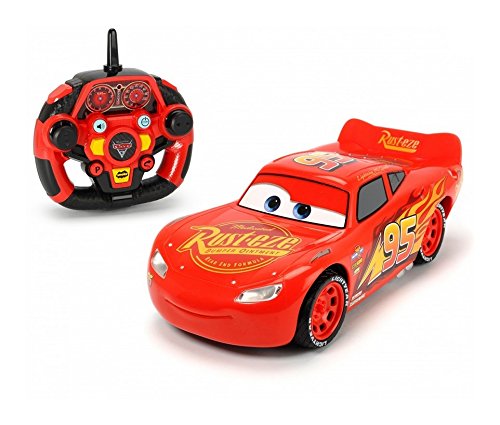 Dickie Toys- Cars 3 Rc Saetta McQueen, 203086005038