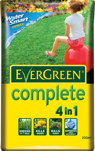 Evergreen completo Lawn food, alghe e muschio bag, 200 sq m