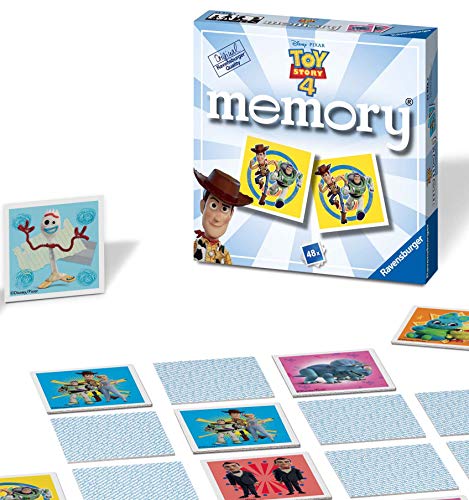 Ravensburger UK 21472 Disney Pixar Toy Story 4, Mini Memory Game, Multicoloured